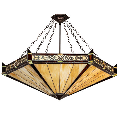 Meyda Tiffany Peaches 216503 Ceiling Light - Mahogany Bronze