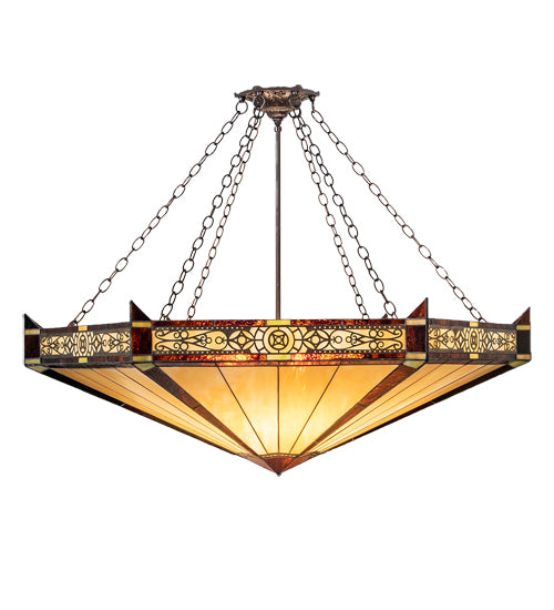 Meyda Tiffany Peaches 216503 Ceiling Light - Mahogany Bronze