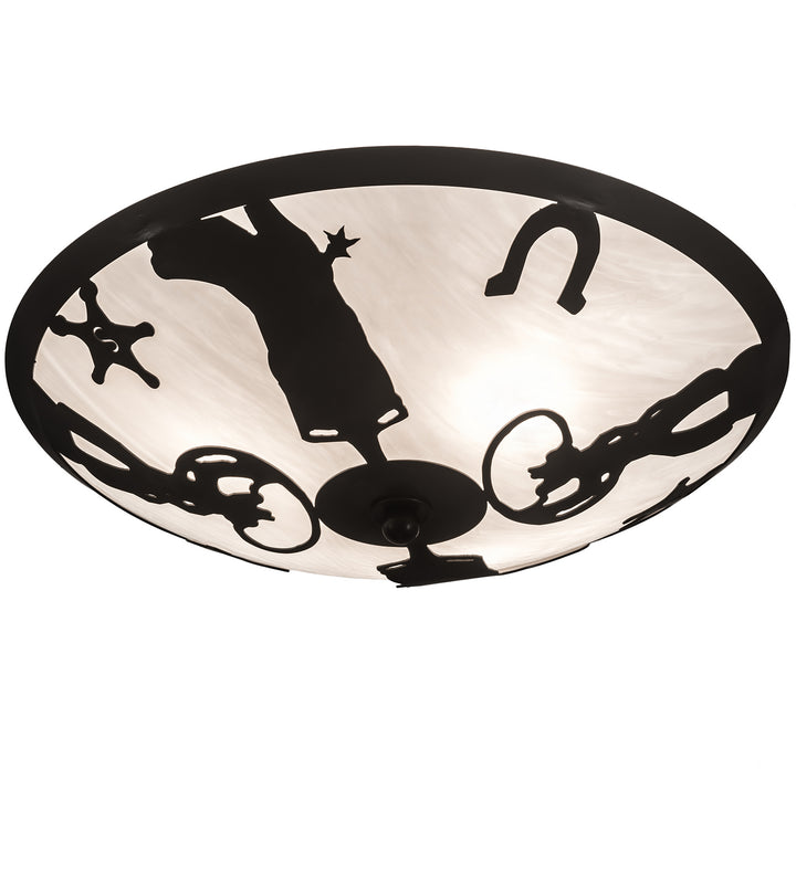 Meyda Tiffany Cowboy 11860 Ceiling Light - Timeless Bronze