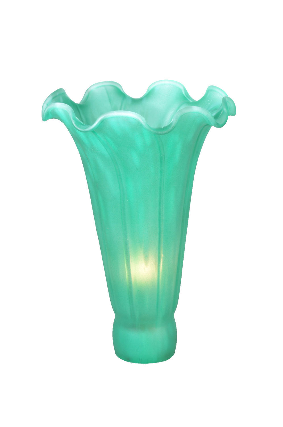 Meyda Tiffany Lighting 13246 Green Pond Lily Shade Lamp Shade Bronze / Dark