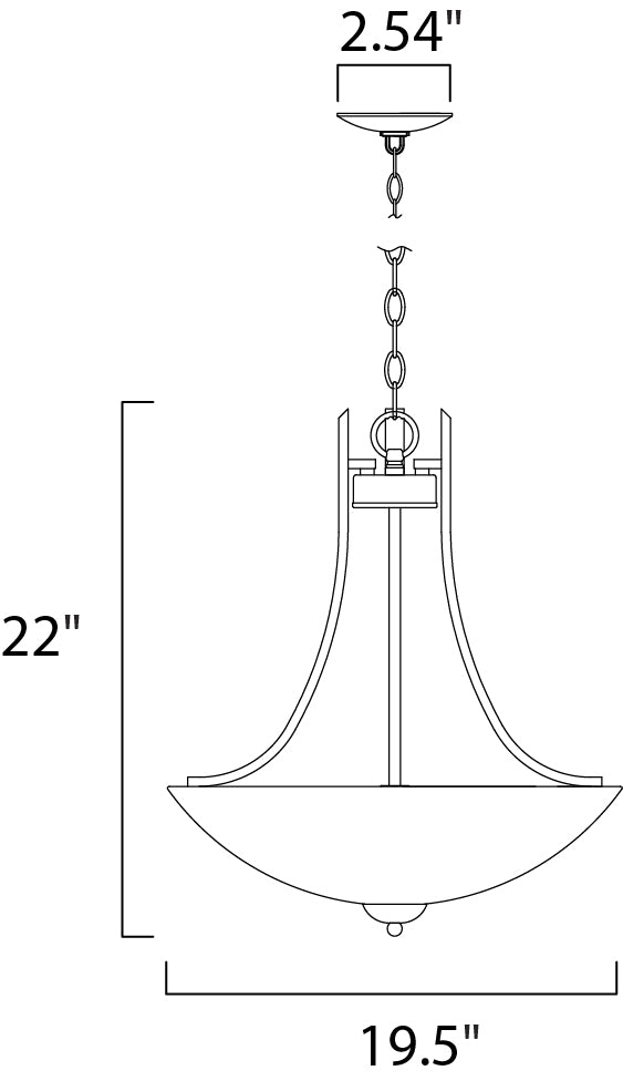 Maxim Taylor 21654SWSN Pendant Light - Satin Nickel