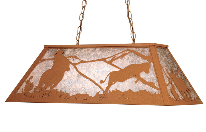 Melissa Cowboy & Steer 15504 Pendant Light - Rust