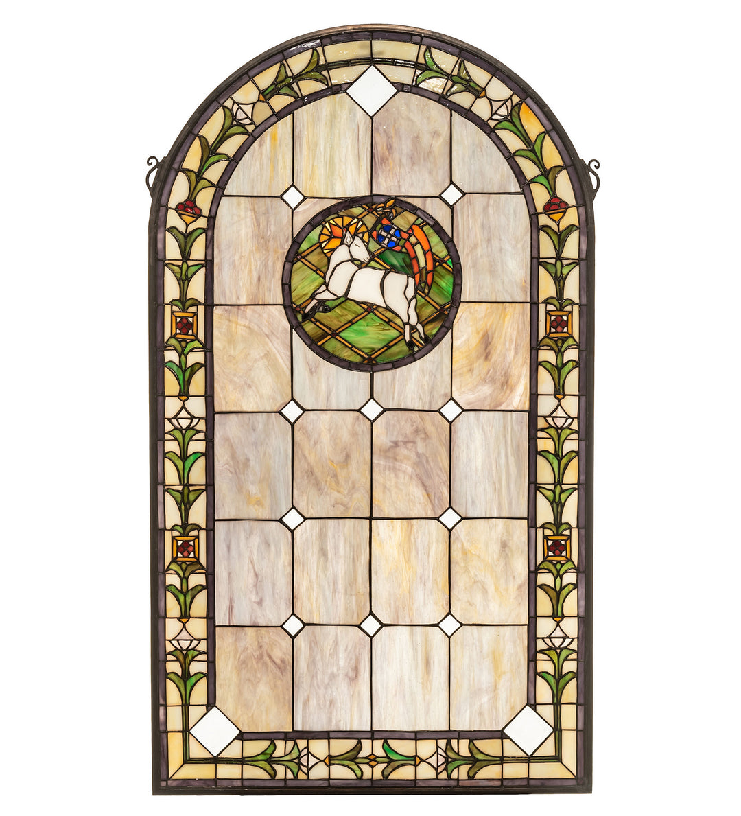 Meyda Tiffany Lighting 17367 Lamb Of God Window Mirror Bronze / Dark