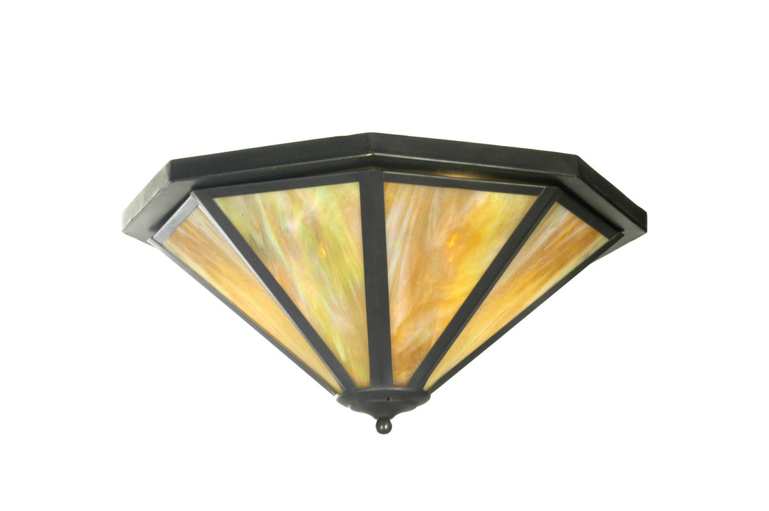 Meyda Tiffany American Craftsman 21465 Ceiling Light - Craftsman Brown