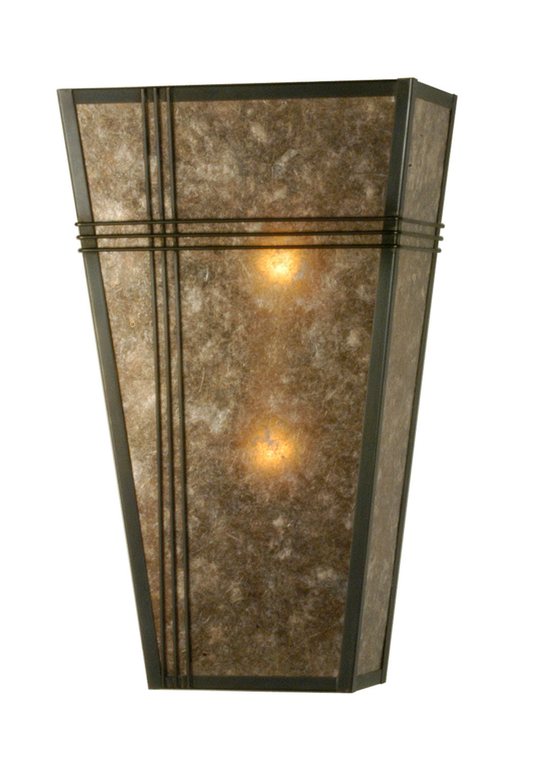 Melissa Triangulator 23304 Wall Light - Craftsman Brown