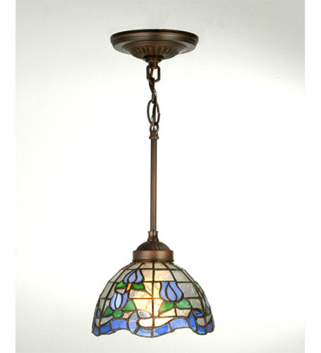 Meyda Tiffany Roseborder 23793 Pendant Light - Antique