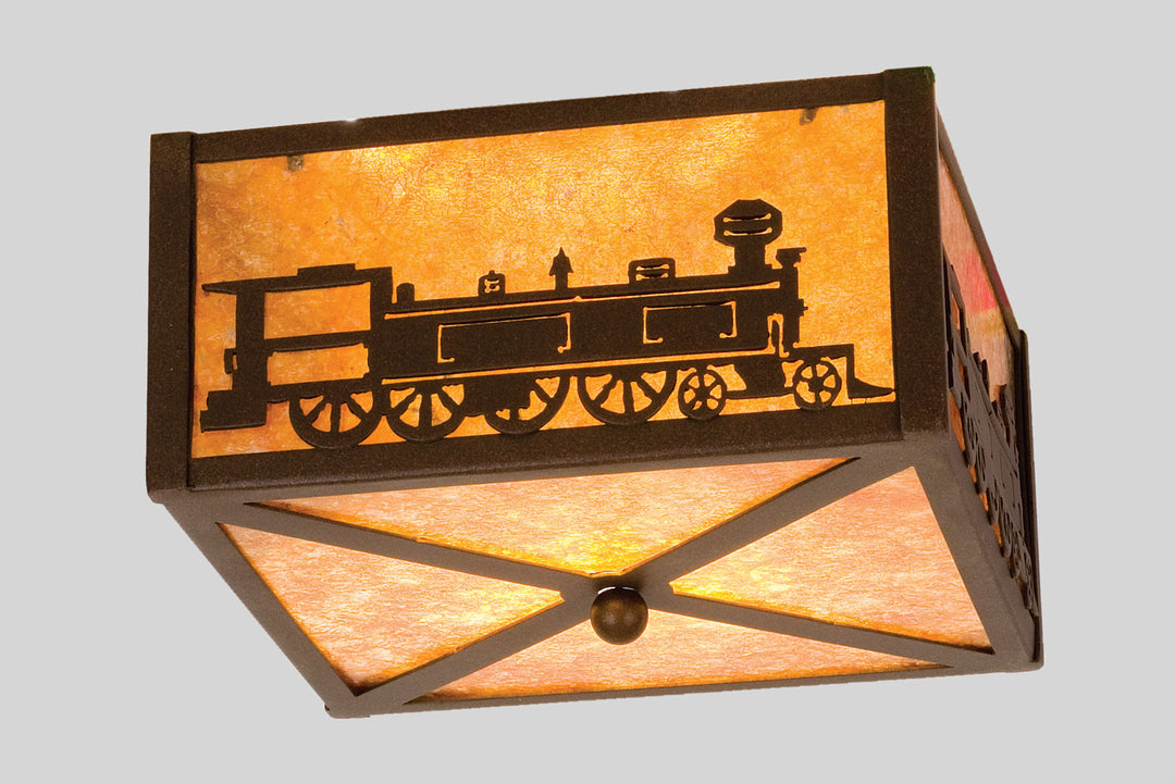 Meyda Tiffany Train 23985 Ceiling Light - Cafe-Noir