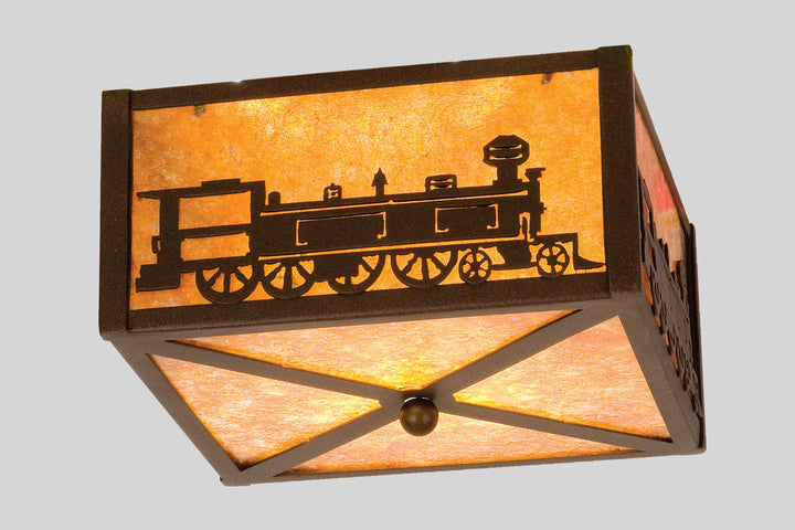 Meyda Tiffany Train 23985 Ceiling Light - Cafe-Noir