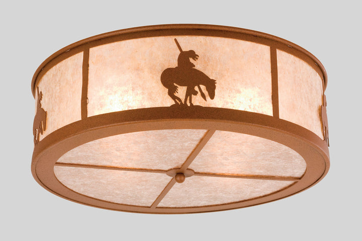 Meyda Tiffany Trails End 24461 Ceiling Light - Rust