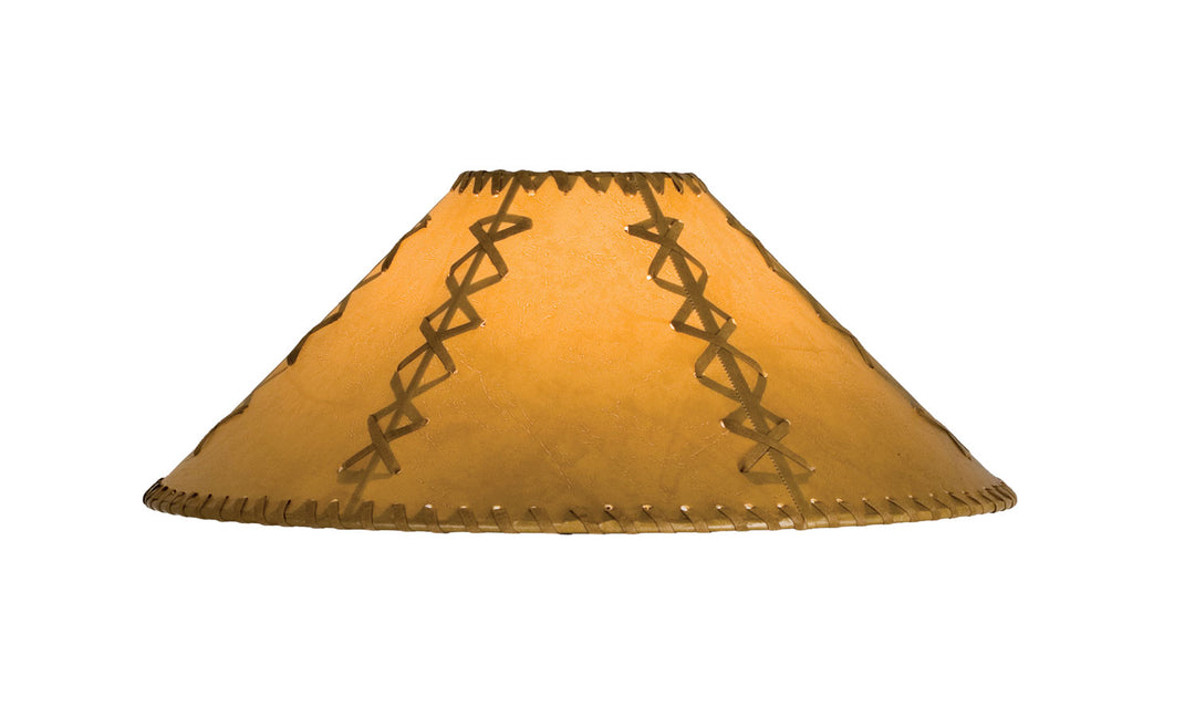 Meyda Tiffany Lighting 26354 Faux Leather Shade Lamp Shade Bronze / Dark