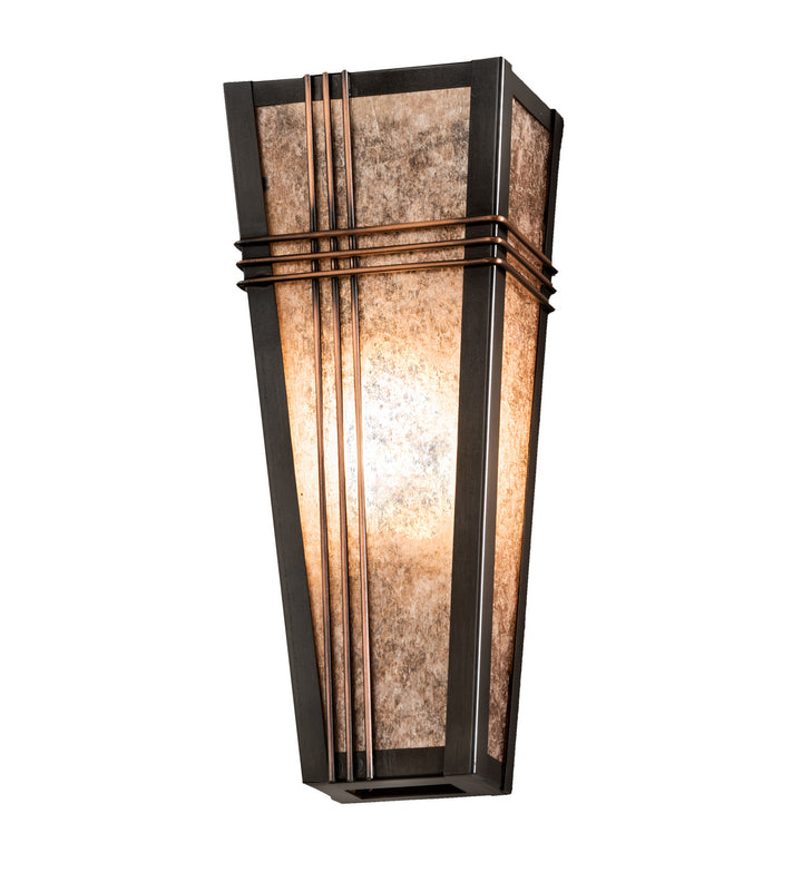 Meyda Tiffany Triangulator 28715 Wall Light - Craftsman Brown,Copper