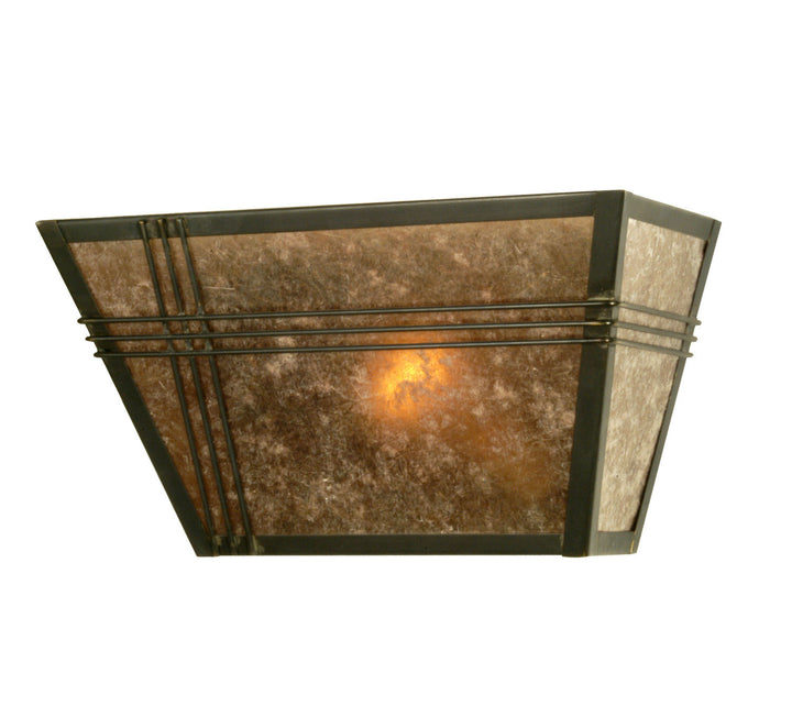 Meyda Tiffany Triangulator 28716 Wall Light - Craftsman Brown