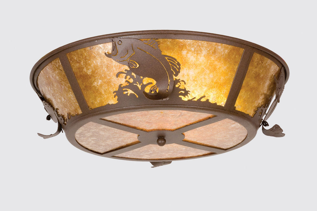 Meyda Tiffany Leaping Bass 28821 Ceiling Light - Cafe-Noir