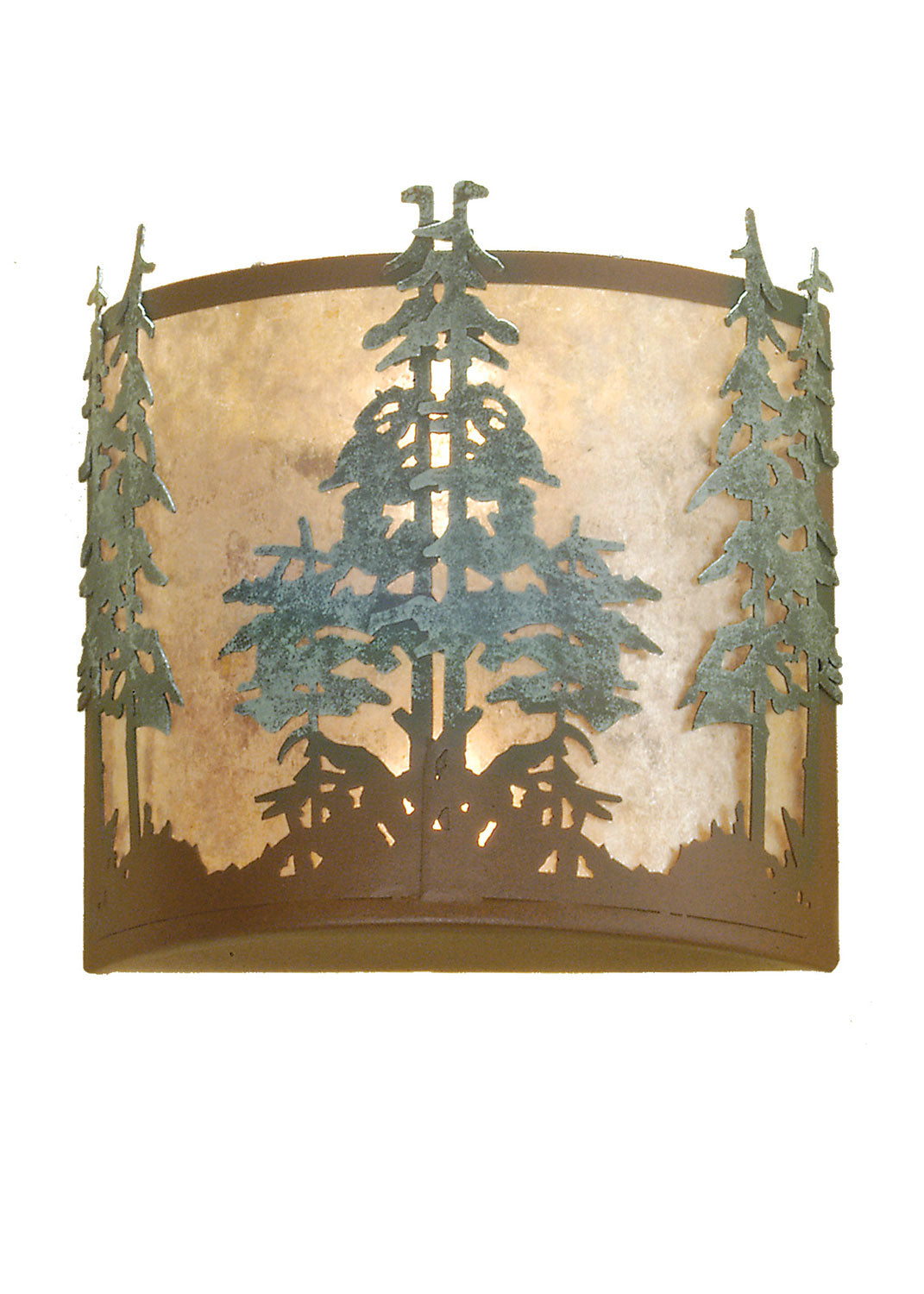 Meyda Tiffany Tall Pines 29327 Wall Light - Rust