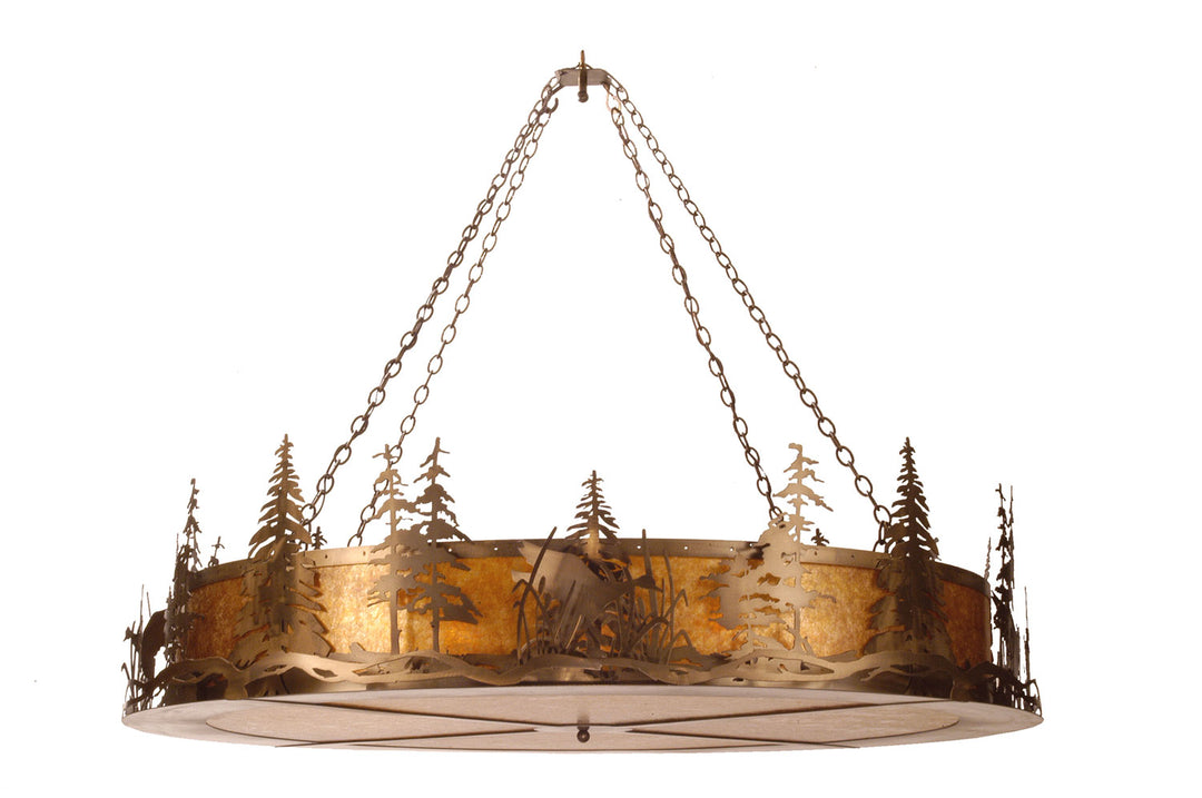 Meyda Tiffany Ducks In Flight 29558 Pendant Light - Antique Copper