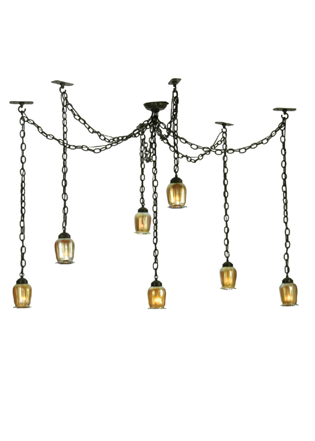 Meyda Tiffany Castilian 30552 Pendant Light - Timeless Bronze