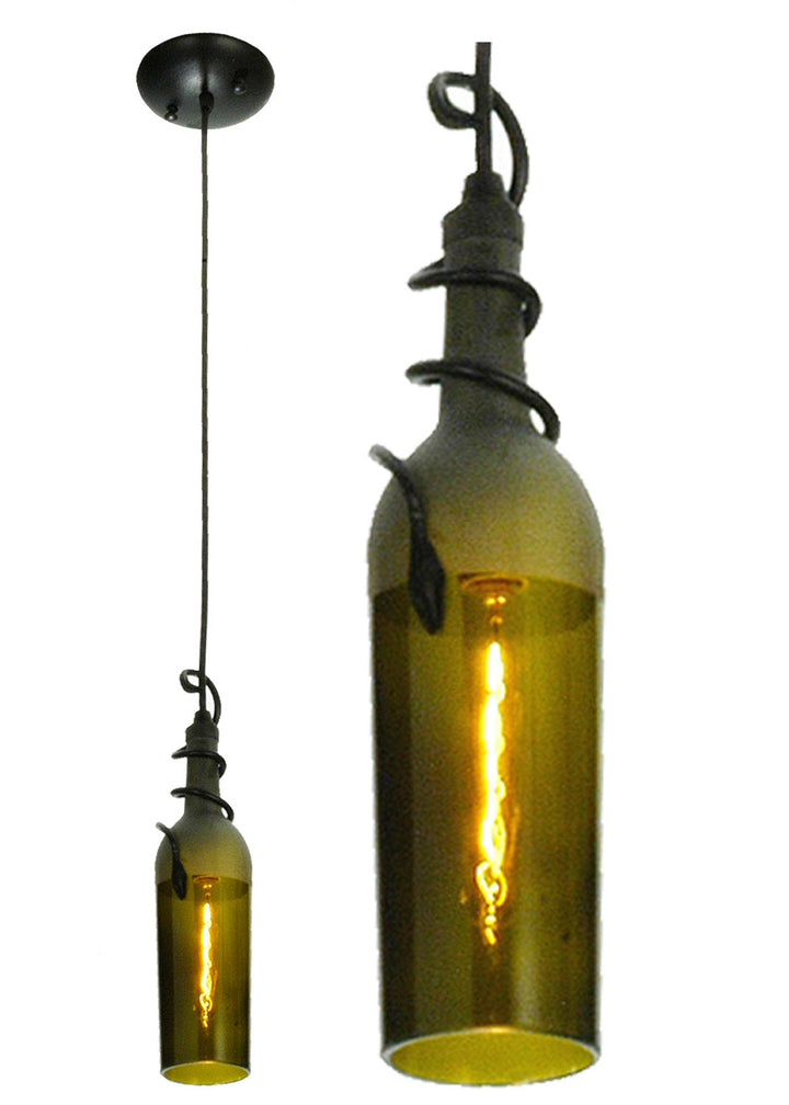 Meyda Tiffany Tuscan Vineyard 30637 Pendant Light - Green/Top Sandblasted Only