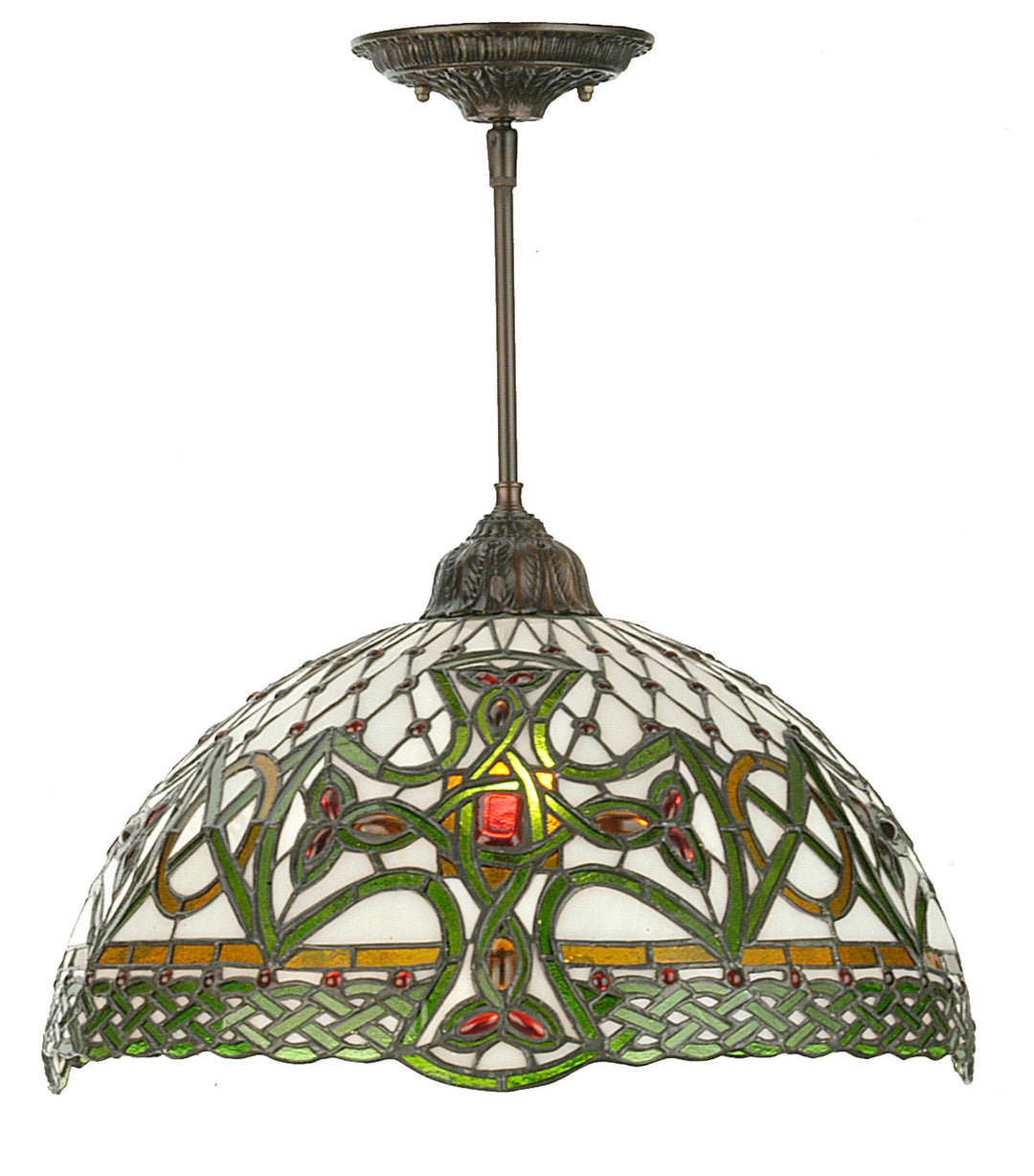 Meyda Tiffany Celtic Knot 32662 Pendant Light - Antique