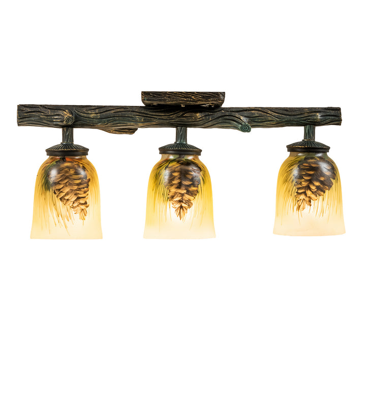 Meyda Tiffany Pinecone 34470 Pendant Light - Antique Brass