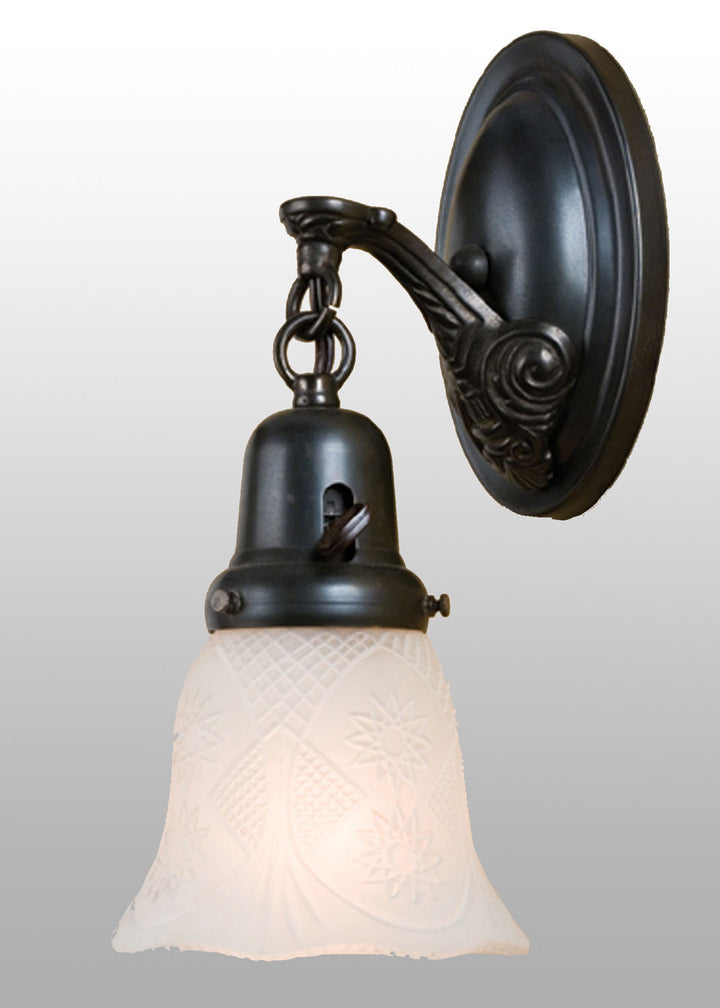 Meyda Tiffany Mansfield 36613 Wall Light - Craftsman Brown