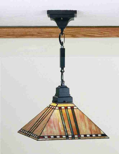 Meyda Tiffany Prairie Corn 49157 Pendant Light - Craftsman Brown