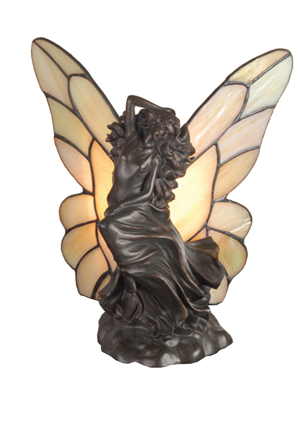 Meyda Tiffany Lighting 50429 Floating Fairy One Light Accent Lamp Lamp Bronze / Dark