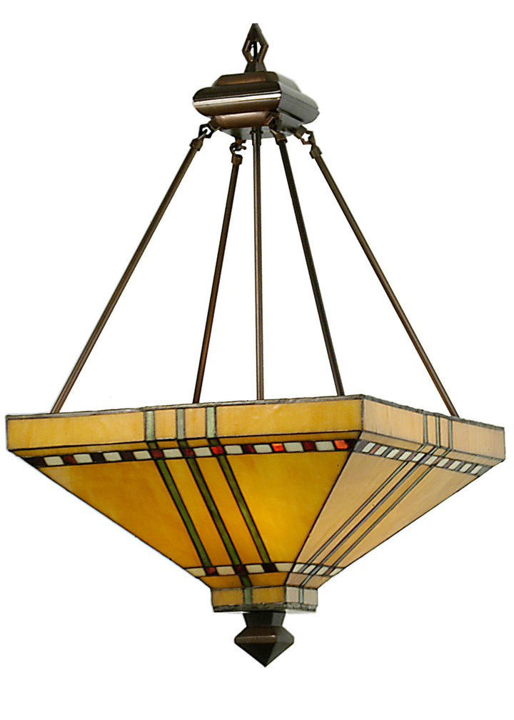 Meyda Tiffany Prairie Corn 50621 Pendant Light - Ha Burgundy Beige