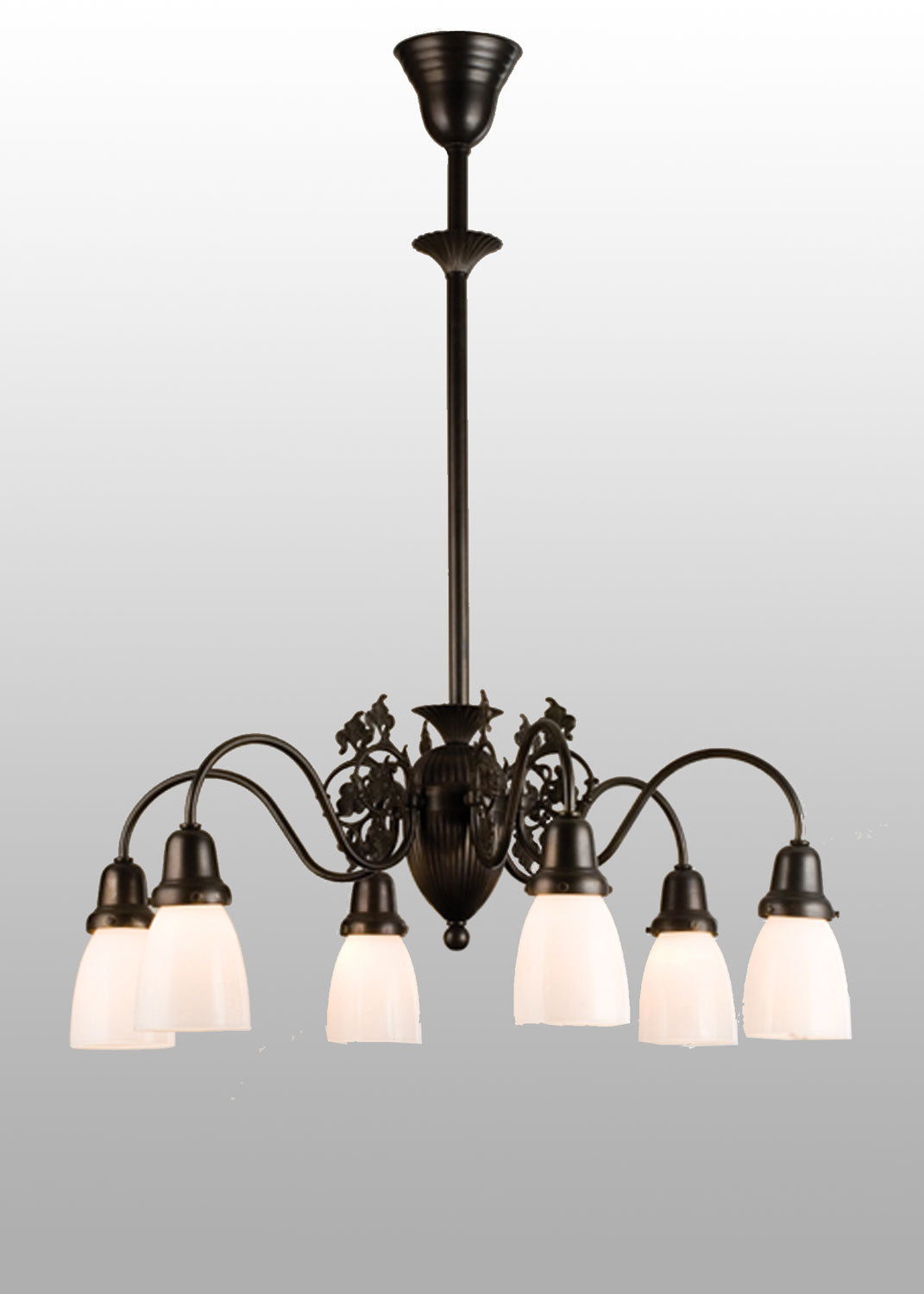 Meyda Tiffany Binghamton 50655 Chandelier Light - Craftsman Brown