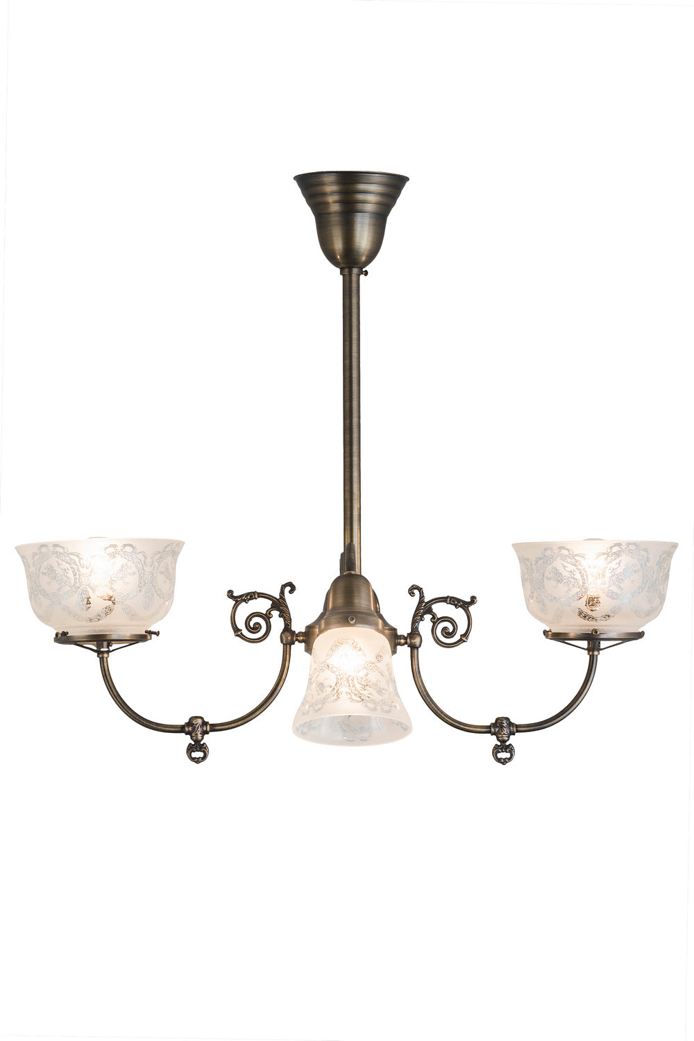 Meyda Tiffany Revival 50756 Chandelier Light - Antique Brass