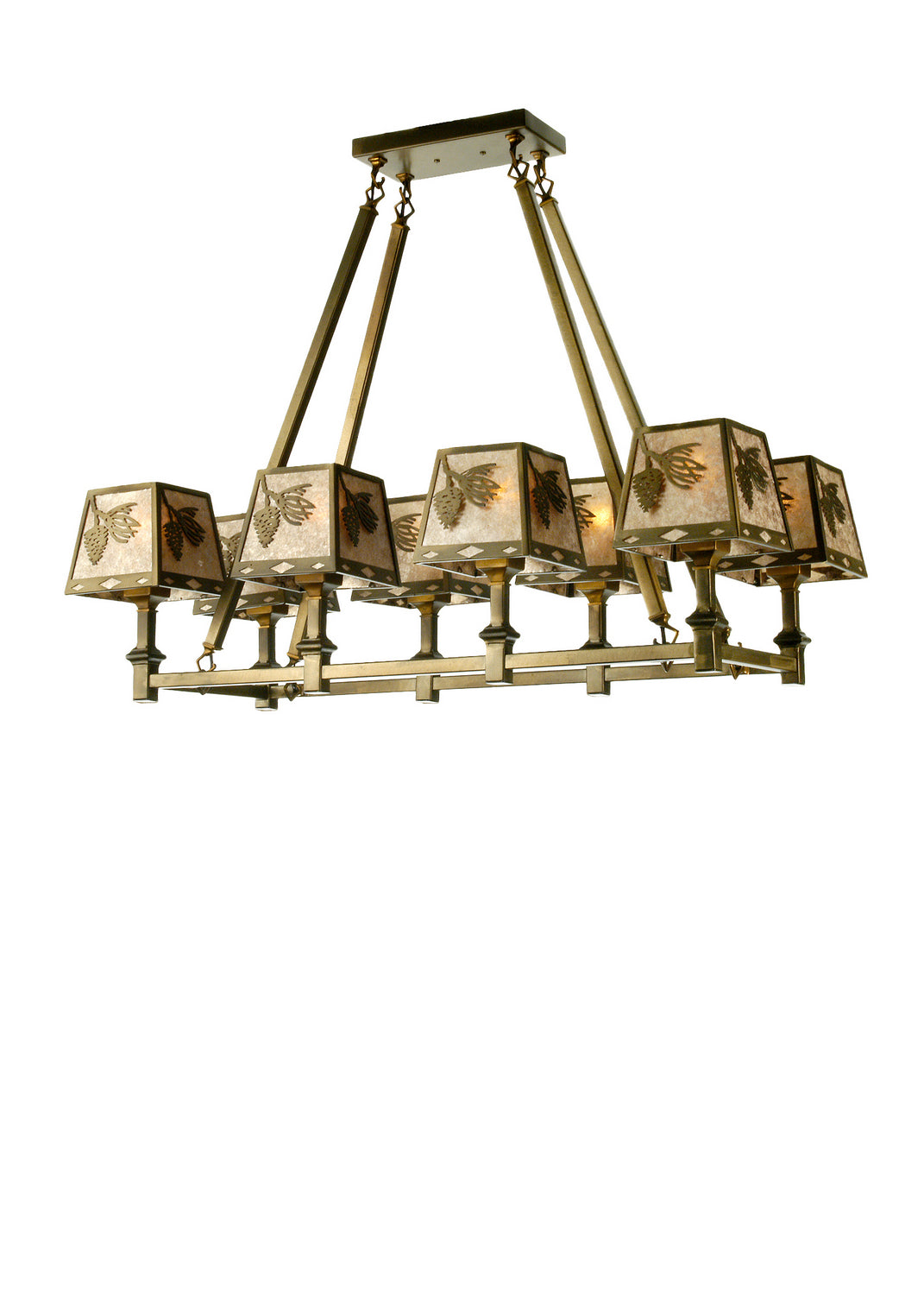 Meyda Tiffany Balsam Pine 50837 Pendant Light - Antique Copper