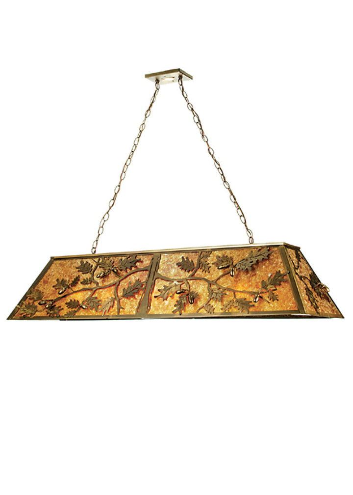 Meyda Tiffany Oak Leaf & Acorn 50883 Pendant Light - Antique Copper