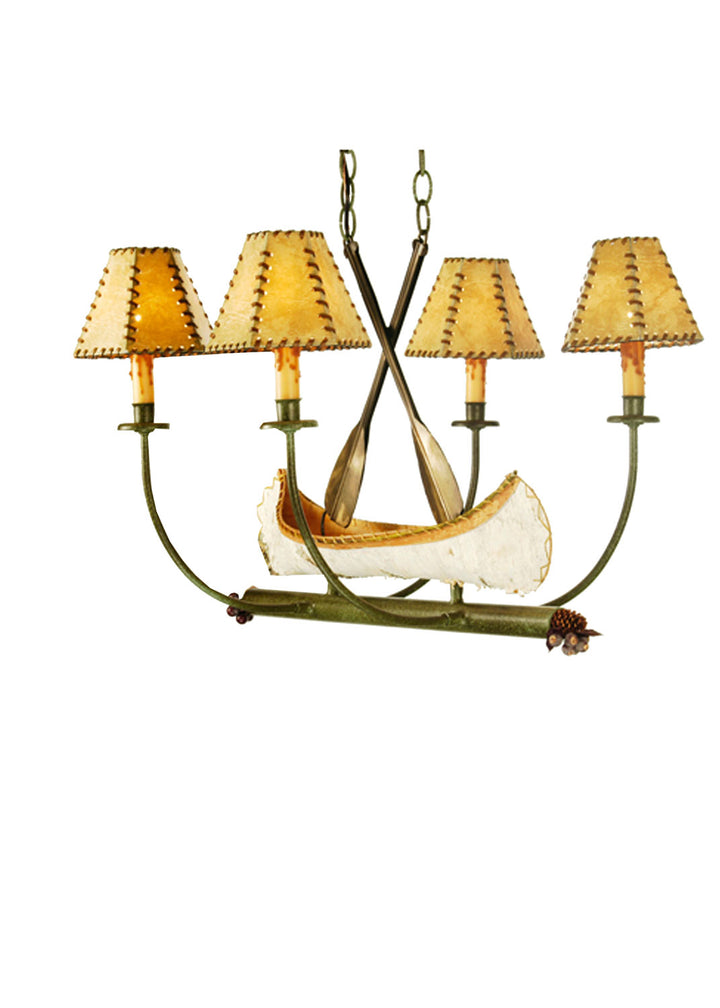 Meyda Tiffany Canoe 50944 Chandelier Light - Tarnished Copper