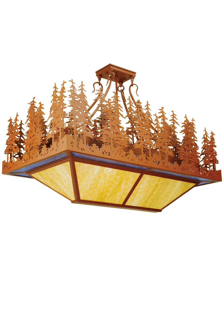 Meyda Tiffany Pine Lake 50960 Pendant Light - Rust