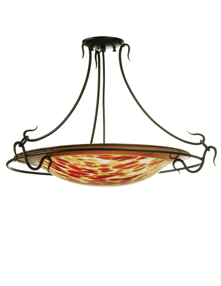 Meyda Tiffany Metro Fusion 51885 Ceiling Light - Rust