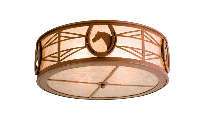 Meyda Tiffany Horseshoe 65663 Ceiling Light - Rust