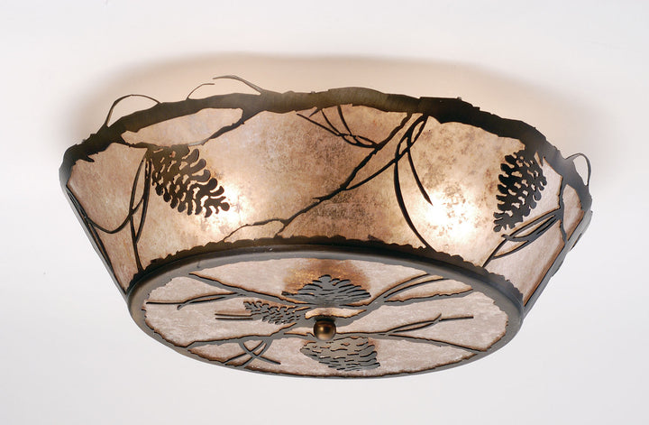 Meyda Tiffany Whispering Pines 67400 Ceiling Light - Antique Copper