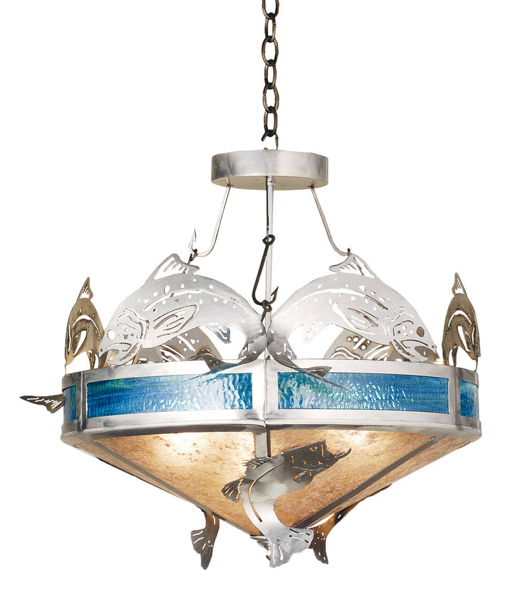 Meyda Tiffany Catch Of The Day 68165 Pendant Light - Steel