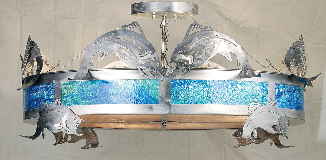 Meyda Tiffany Catch Of The Day 68166 Ceiling Light - Steel