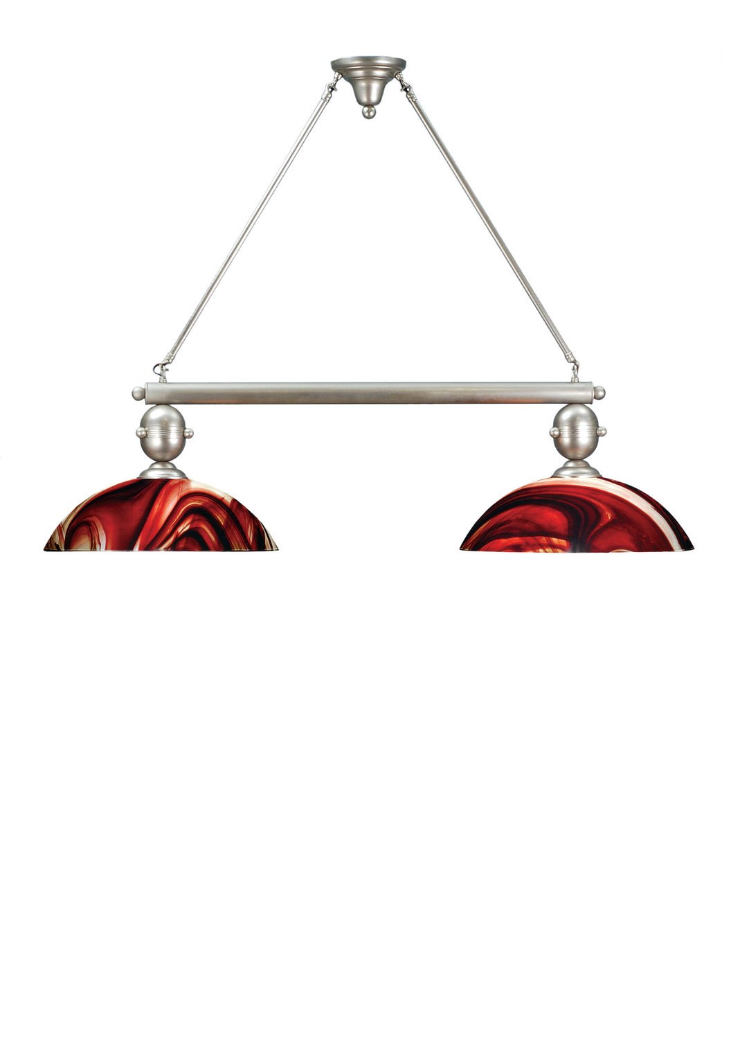 Meyda Tiffany Deco Ball 68804 Pendant Light - Nickel