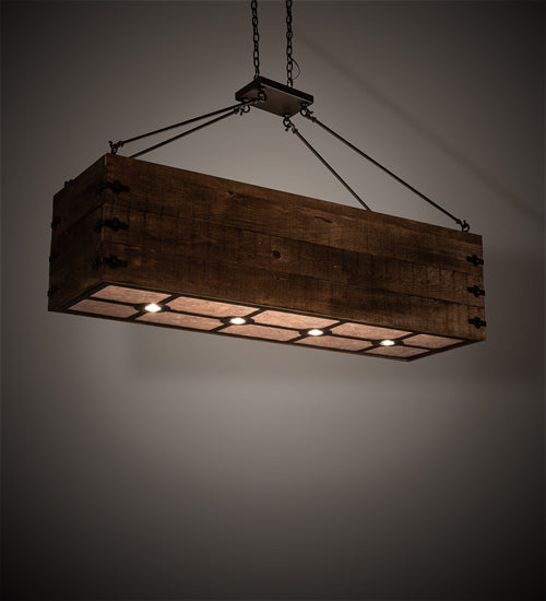 Meyda Tiffany Reclamare 217760 Pendant Light - Natural Wood