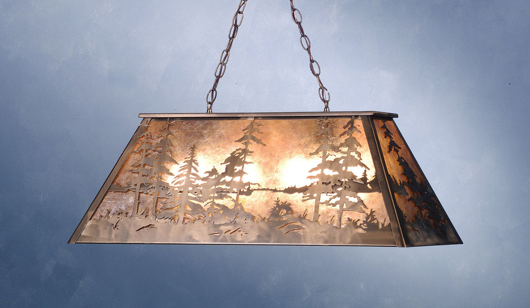 Meyda Tiffany Tall Pines 72132 Pendant Light - Antique Copper