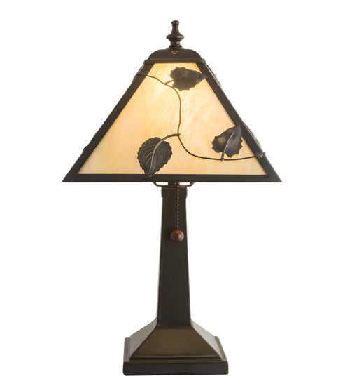 Meyda Tiffany Lighting 217778 Vine Leaf One Light Table Lamp Lamp Bronze / Dark