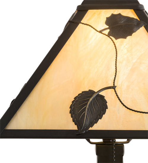 Meyda Tiffany Lighting 217778 Vine Leaf One Light Table Lamp Lamp Bronze / Dark