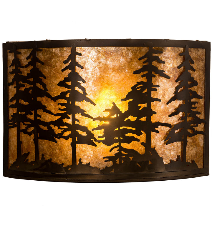 Meyda Tiffany Tall Pines 73870 Wall Light - Antique Copper