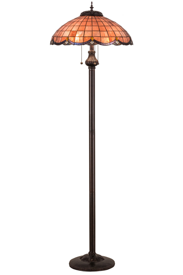 Meyda Tiffany Lighting 79814 Elan Floor Lamp Lamp Bronze / Dark