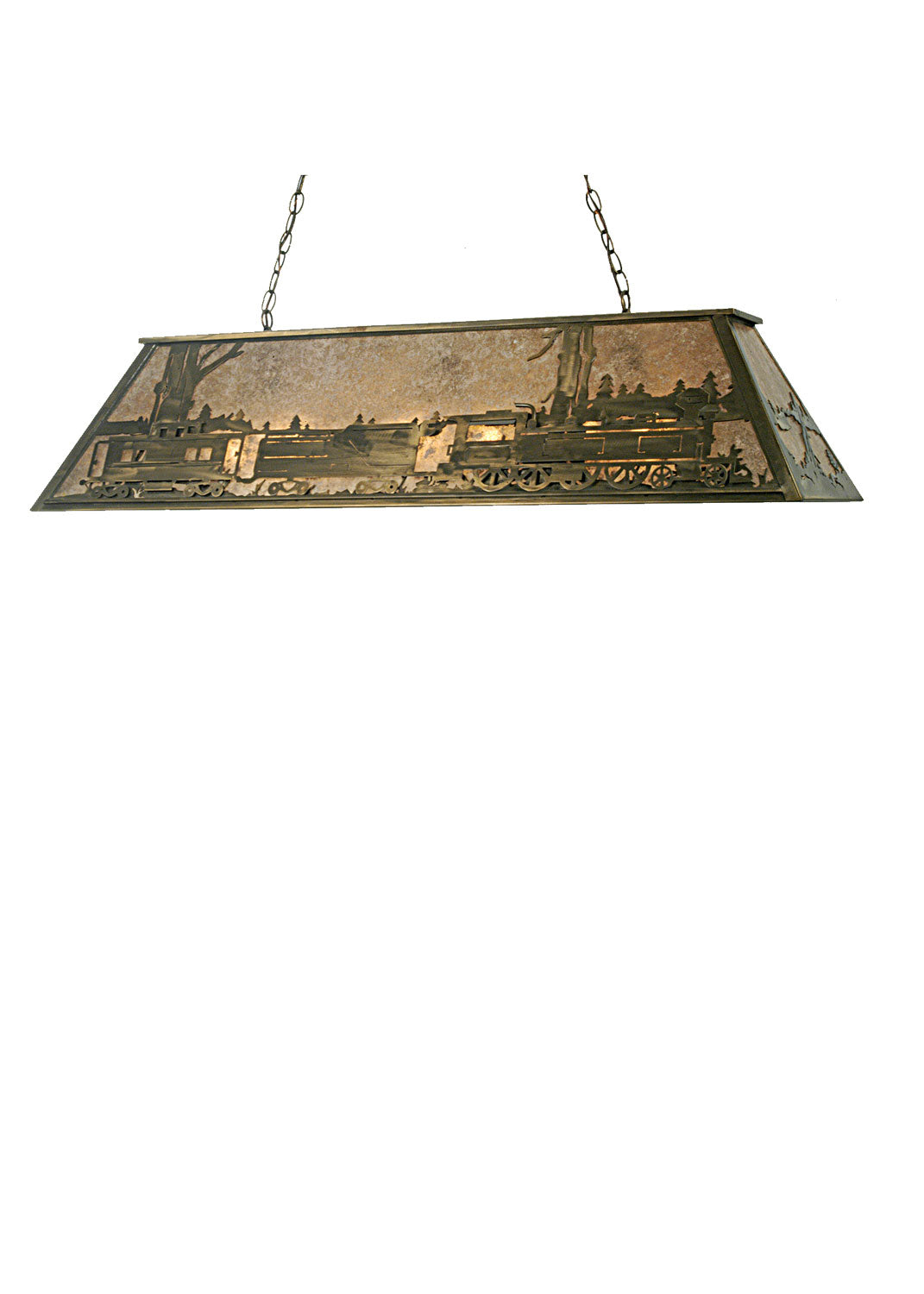 Meyda Tiffany Train 81347 Pendant Light - Antique Copper