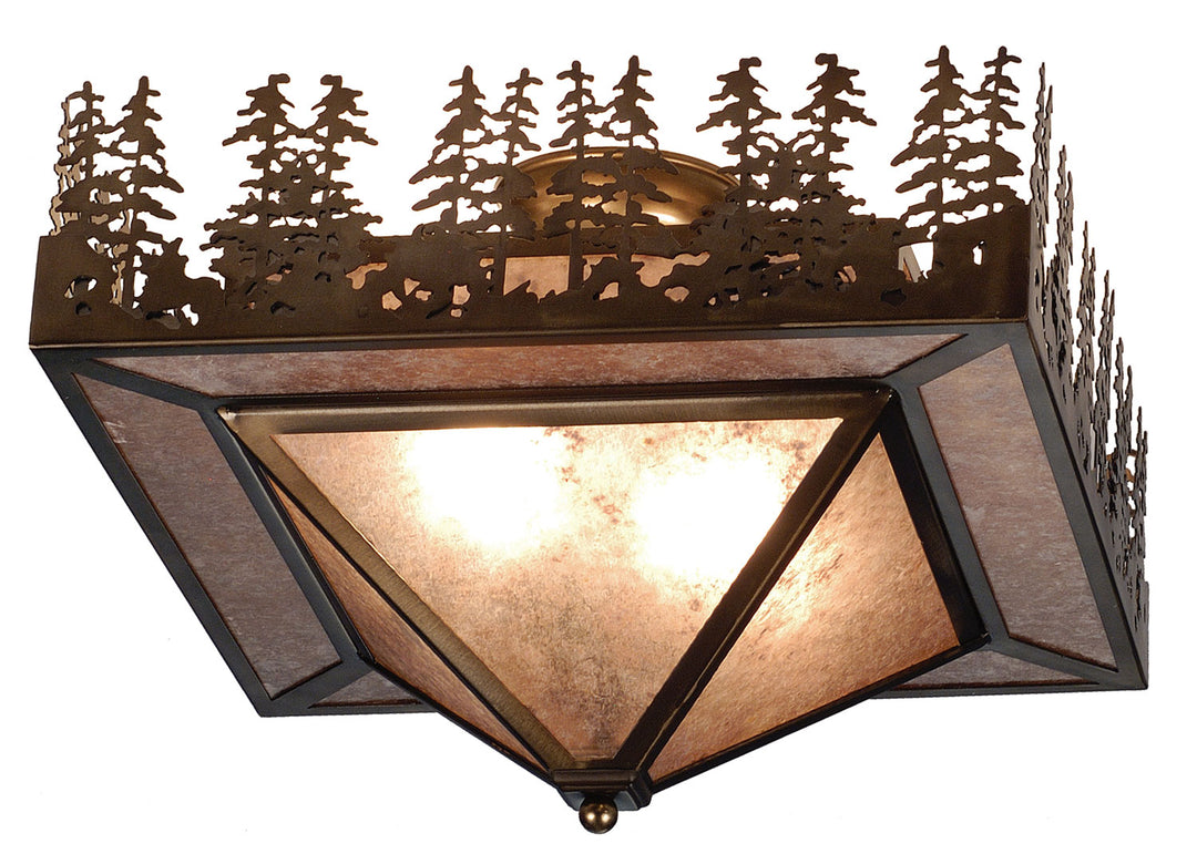 Meyda Tiffany Pine Lake 82111 Ceiling Light - Antique Copper