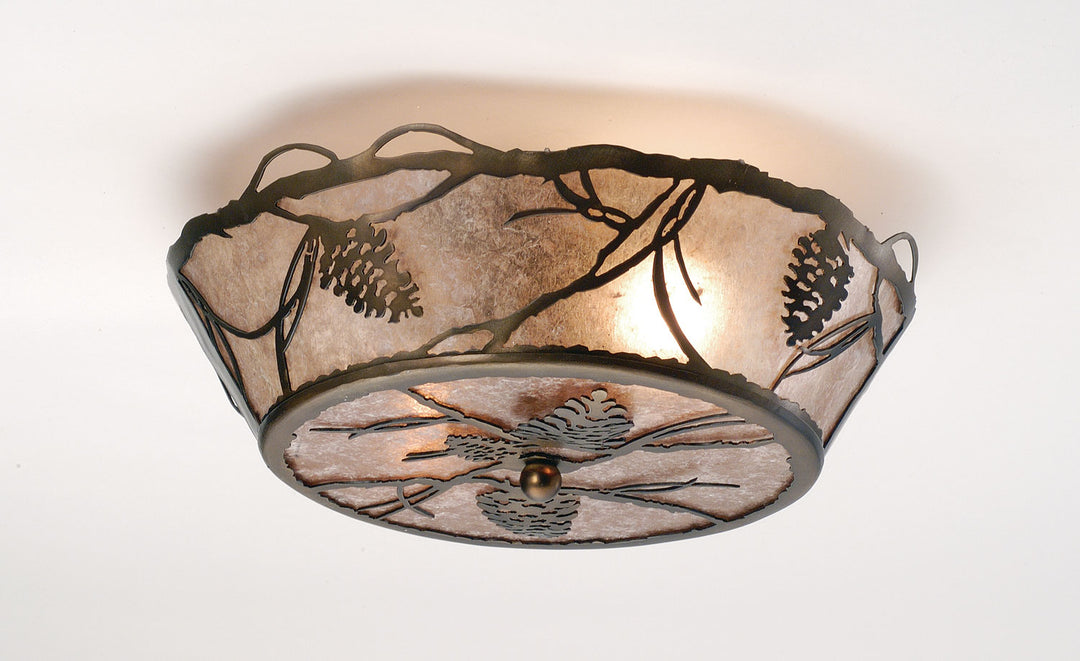 Meyda Tiffany Whispering Pines 82538 Ceiling Light - Antique Copper