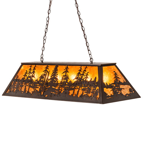 Meyda Tiffany Tall Pines 217916 Pendant Light - Mahogany Bronze