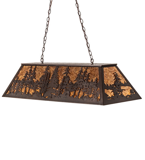 Meyda Tiffany Tall Pines 217916 Pendant Light - Mahogany Bronze